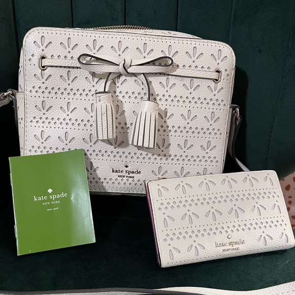 kate spade Bags Salekate Spade White Bag With Wallet Iguc